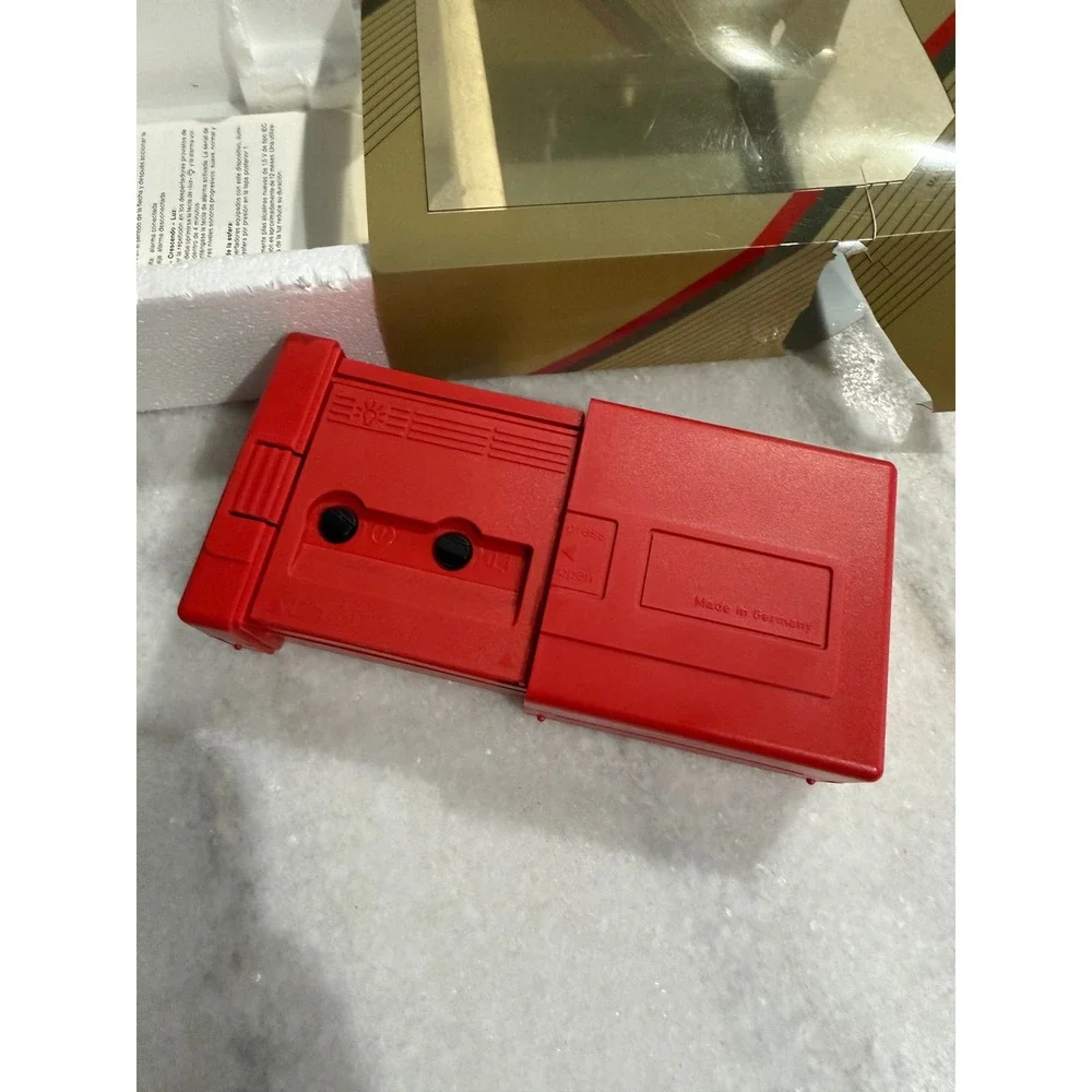 Vintage Coca-Cola Siemens Quartz Travel Alarm Clock Red Made in Germany Boxed